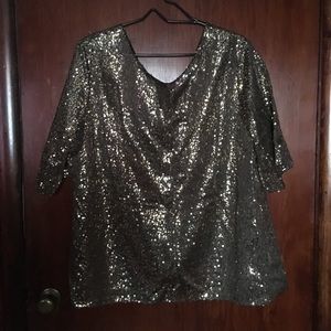 All over Sequin Top